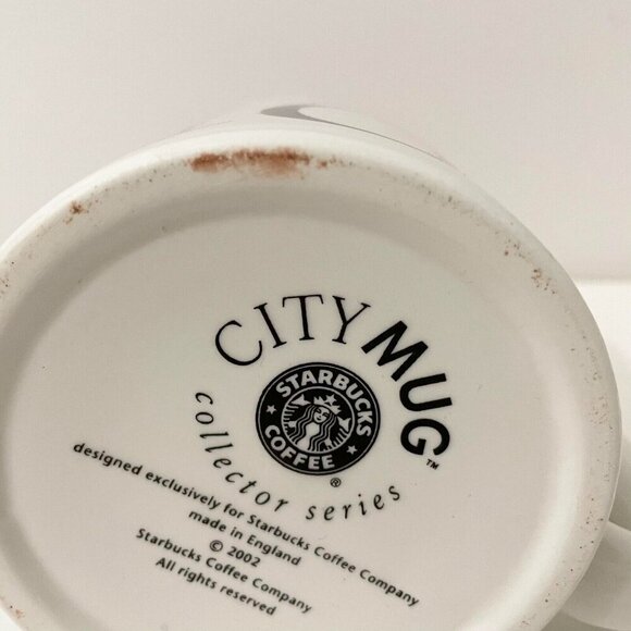 2002 Starbucks London City Mug Collector Series England Big Ben 20oz - Picture 10 of 16